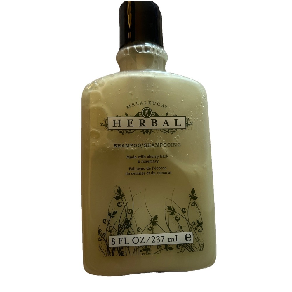 Melaleuca Herbal Shampoo Made with Cherry Bark & Rosemary 8 FL OZ Sealed No Box